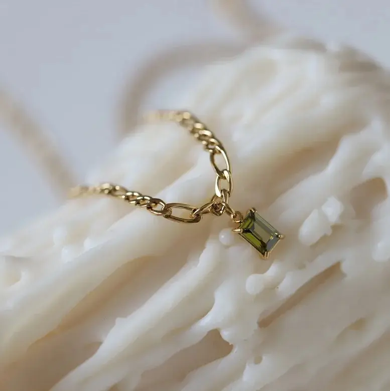 Mint Stone Necklace - FY0116